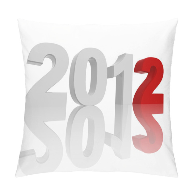 Personality  3d 2012 In Red And Grey 2 Pillow Covers