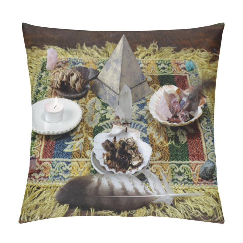 Personality  Metaphysical Shamanic Mesa Pillow Covers