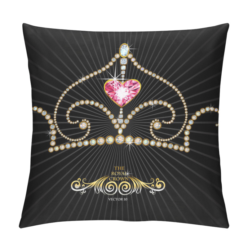 Personality  Royal Crown Pillow Covers