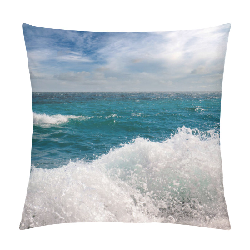 Personality  Beautiful Sea Beach Under The Summer Sunny Sky As A Place To Relax Pillow Covers