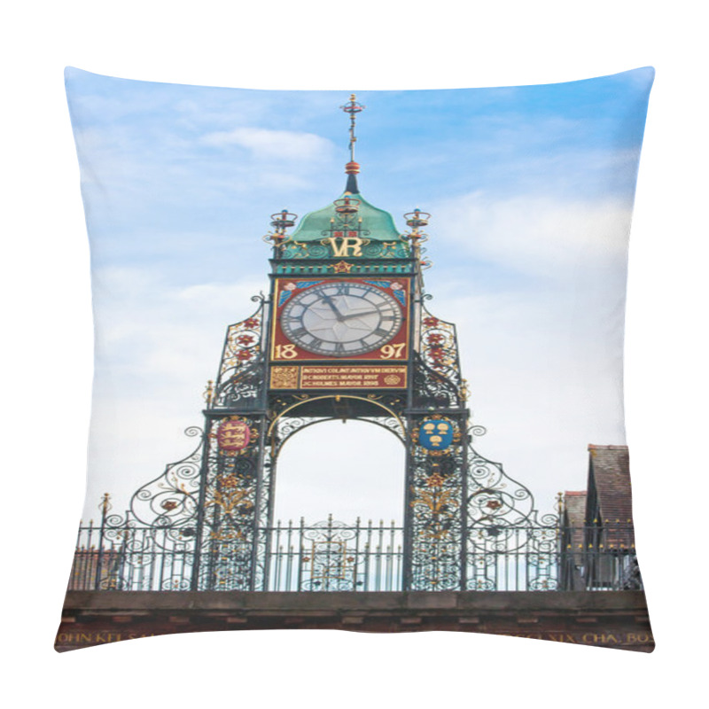 Personality  Eastgate Clock, Chester, UK Pillow Covers