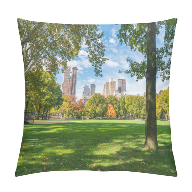 Personality  New York In Autumn Season Pillow Covers