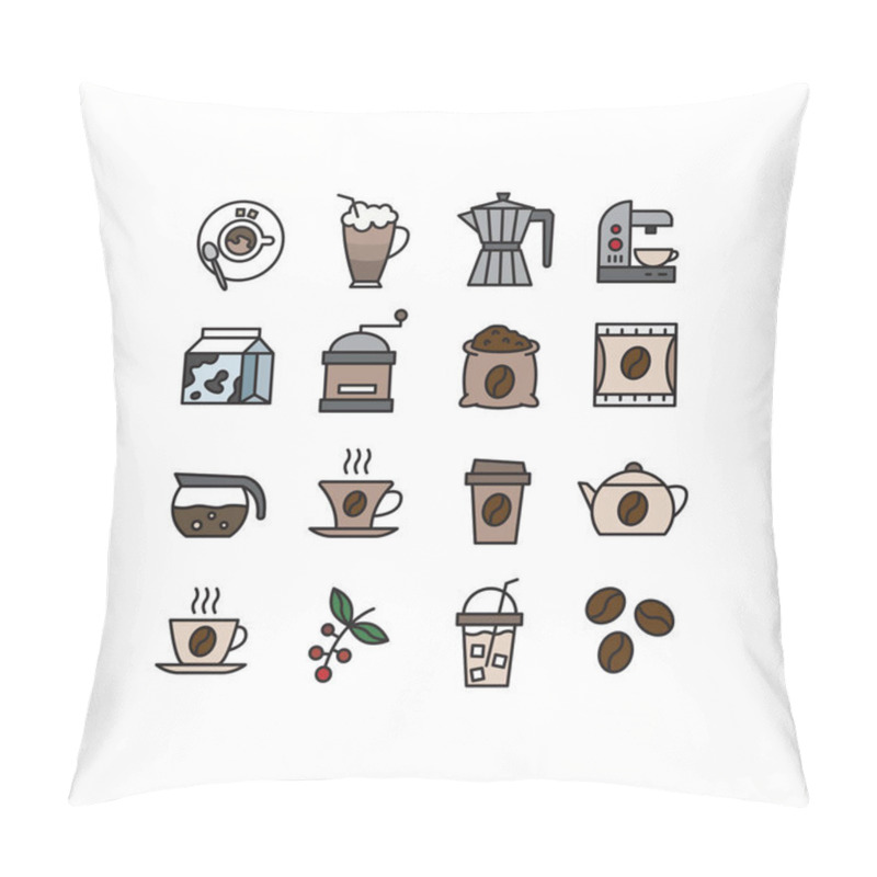 Personality  Household Appliances For Preparation Fragrant Drink In Coffee Machine Pillow Covers