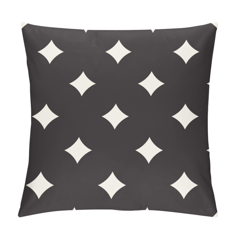 Personality  Vector Seamless Geometric Rounded Lines Pattern. Abstract Geometric Background Design Pillow Covers