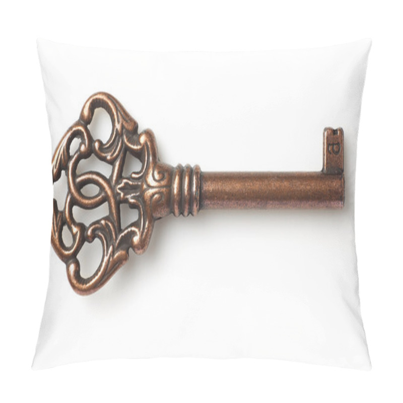 Personality  Skeleton Key On White Pillow Covers