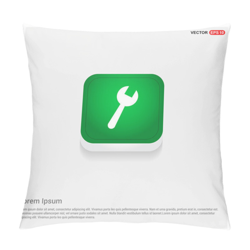 Personality  Wrench Tool Icon Pillow Covers