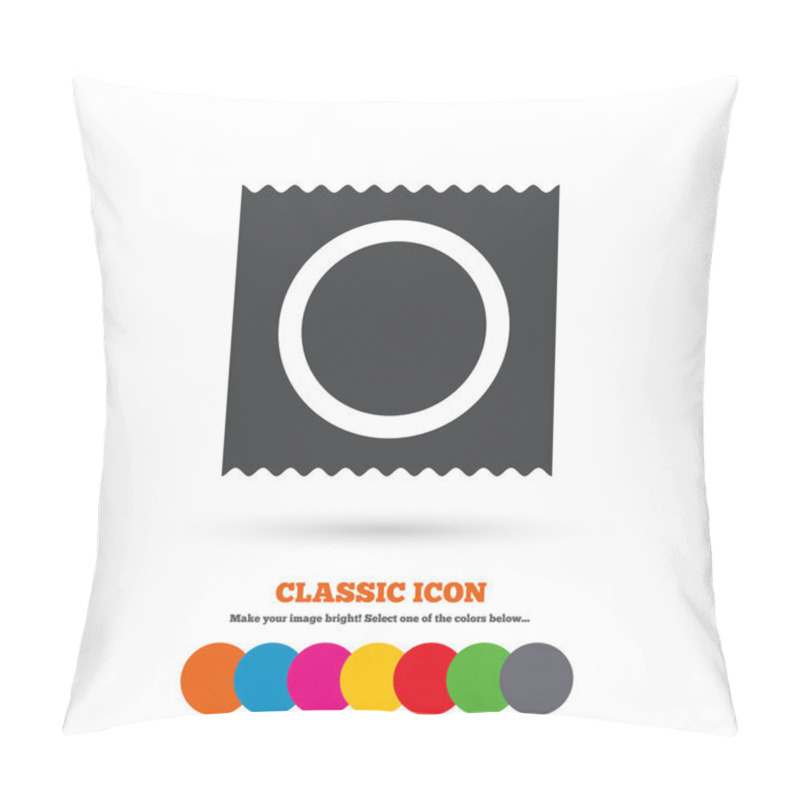 Personality  Condom In Package Safe Sex Sign Pillow Covers