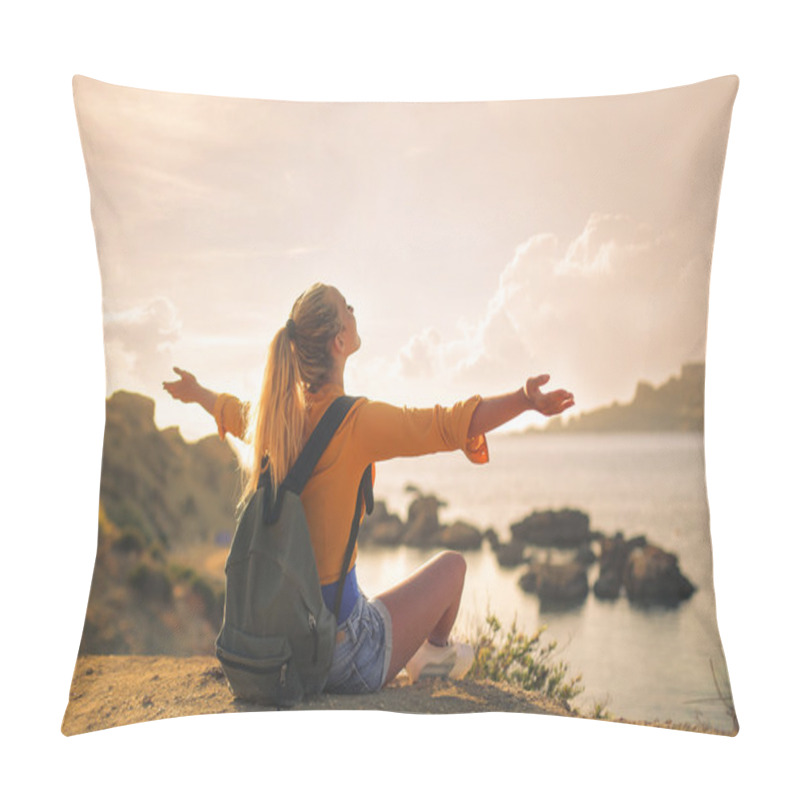 Personality  Woman In The Nature Pillow Covers