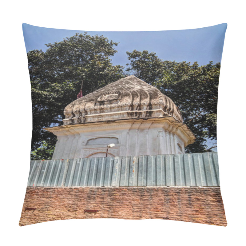 Personality  Gorakh Nath Temple In Gor Khuttree Historical Site, Tehsil Park Peshawar, Pakistan Pillow Covers