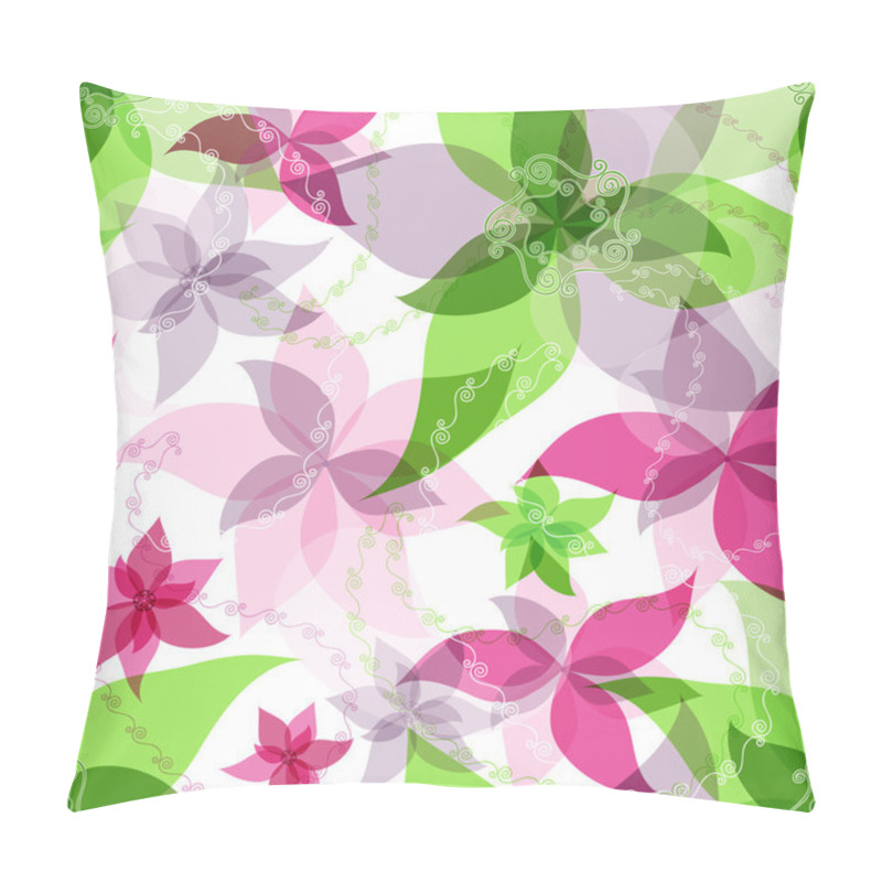 Personality  Seamless Floral Pattern Pillow Covers