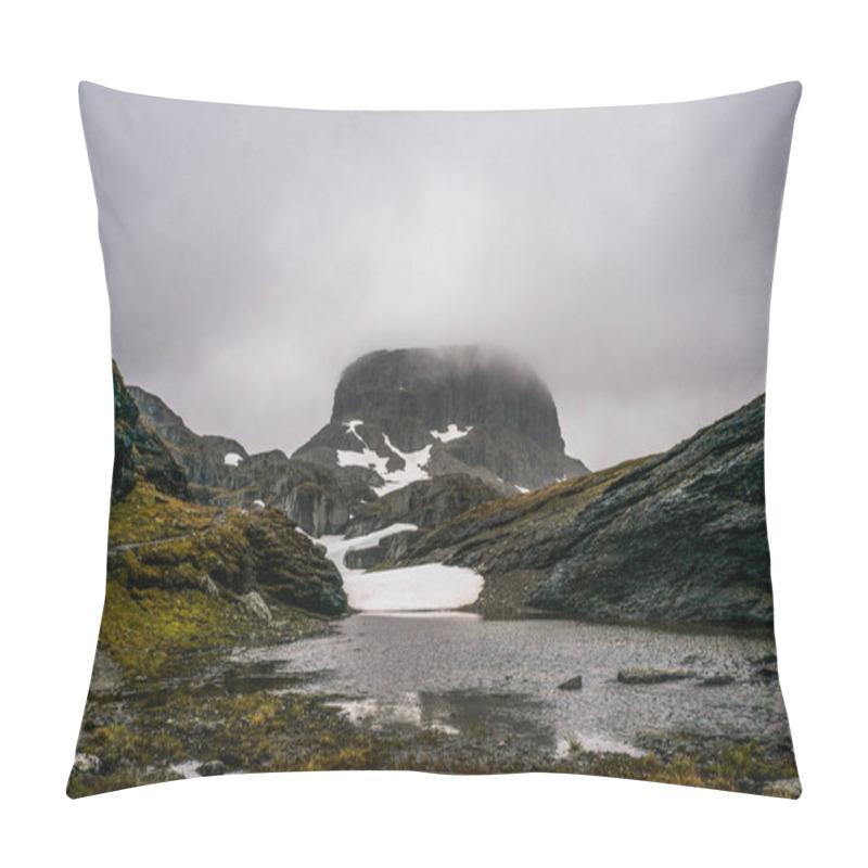 Personality  Mountains And Clouds Scene Pillow Covers