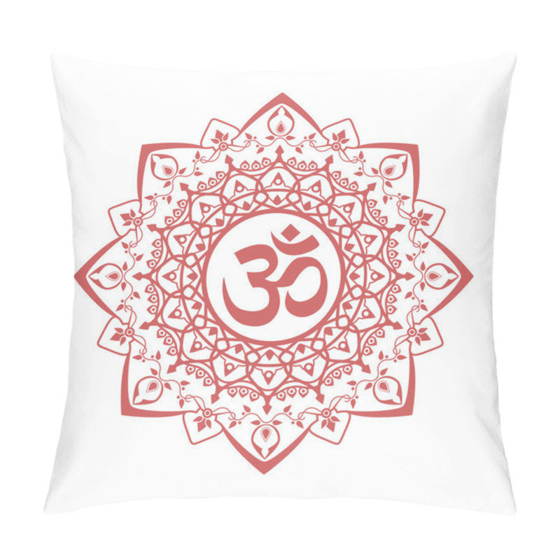 Personality  Om Aum Symbol Pillow Covers