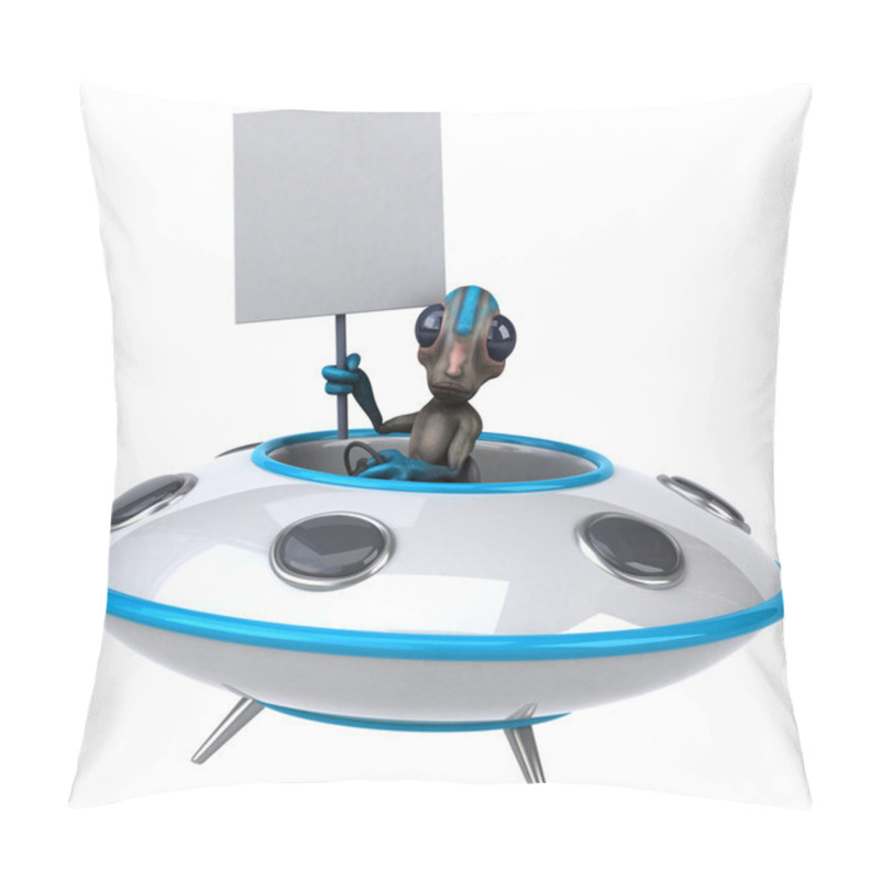 Personality  Fun Cartoon Alien  Pillow Covers