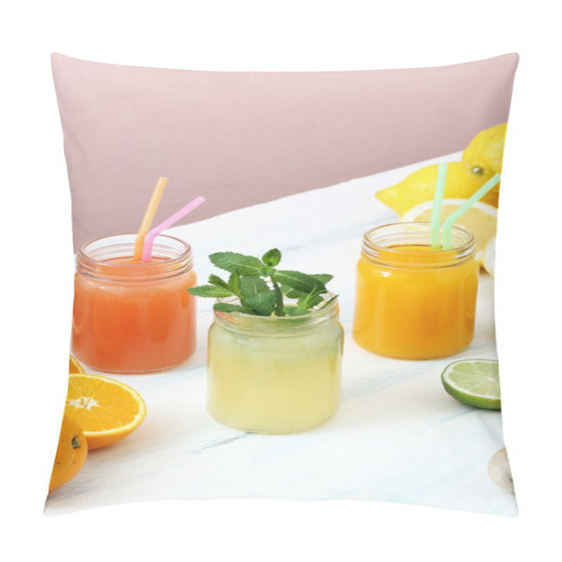 Personality  Fresh Fruits Juice Pillow Covers