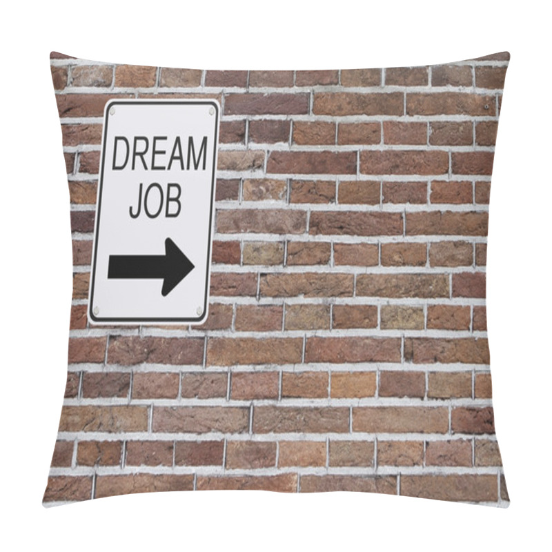 Personality  Dream Job Sign Pillow Covers