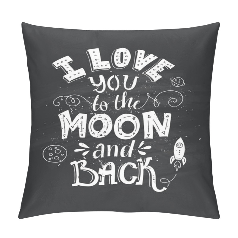 Personality  Love You To The Moon Pillow Covers