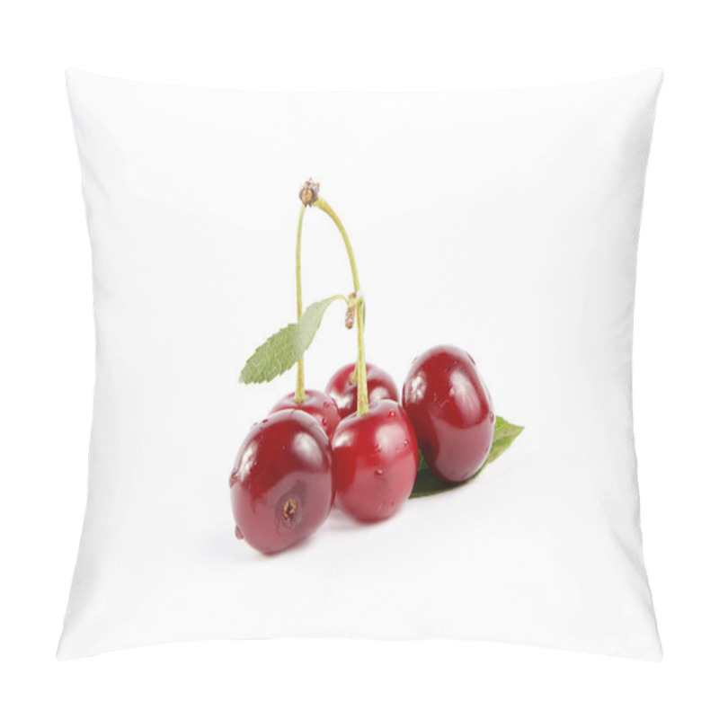 Personality  Soure Cherries With Leaf 3 Pillow Covers