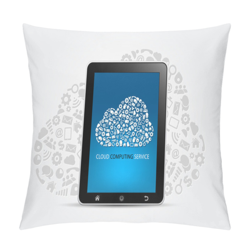 Personality  Cloud Computing Service Concept Pillow Covers