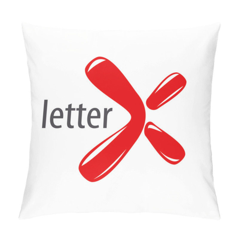 Personality  Abstract Vector Logo Inflatable Letter X Pillow Covers