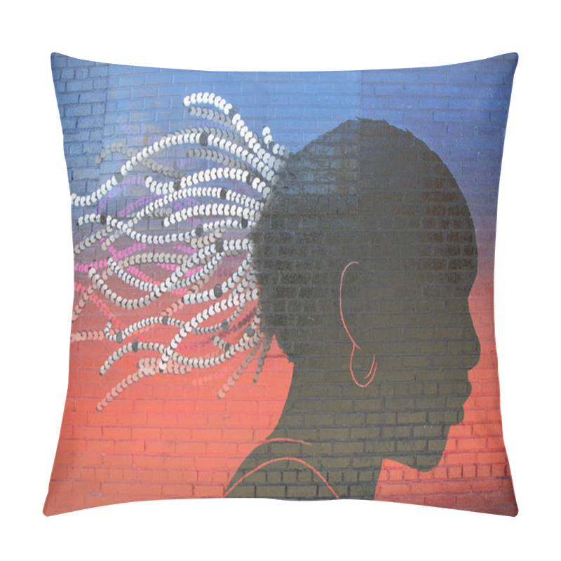 Personality  Tennis Theme Mural Art Inspired By Grand Slam Champion Serena Williams Victories Pillow Covers