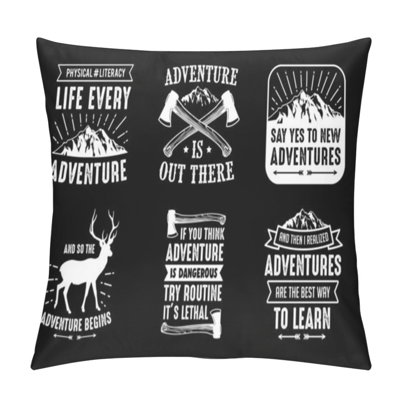 Personality  Adventure Set Quote Bundle. Adventure Quote Good For Your Goods Pillow Covers