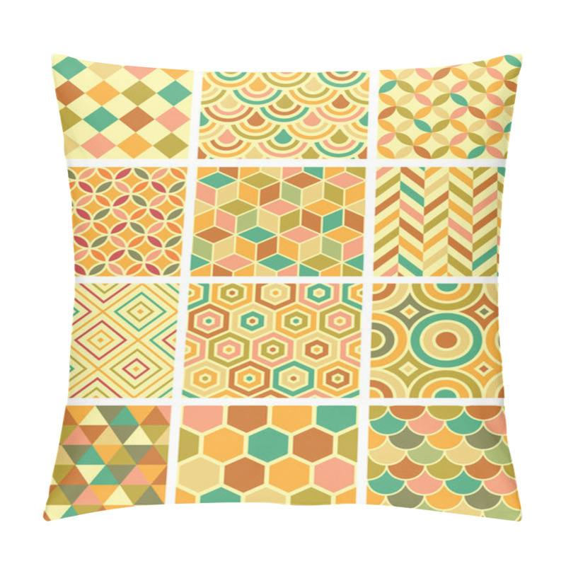 Personality  Big Set Elements For Samples Geometric Vector Patterns Pillow Covers