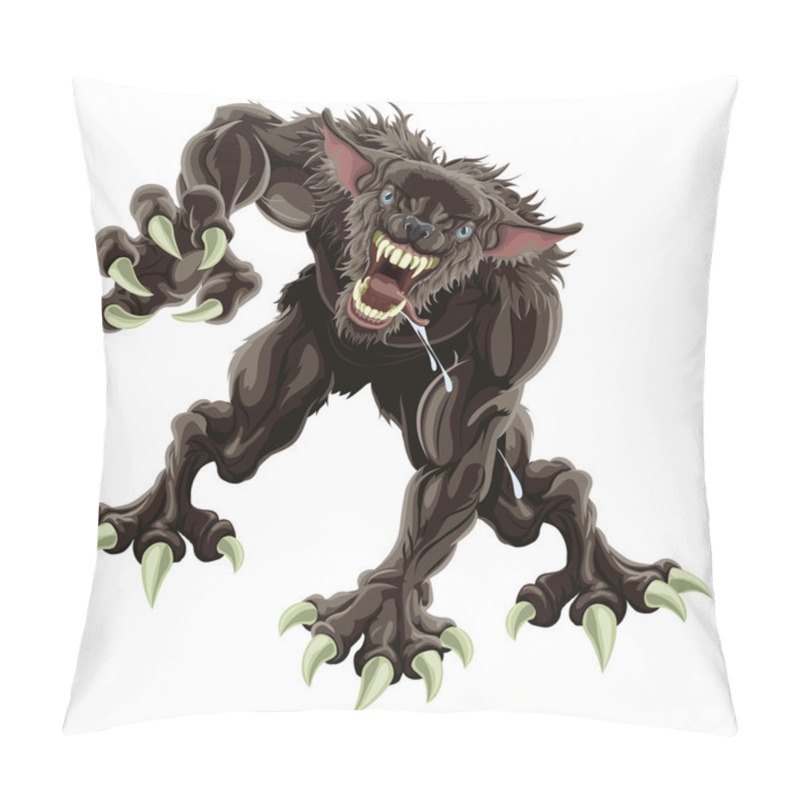 Personality  Werewolf Illustration Pillow Covers