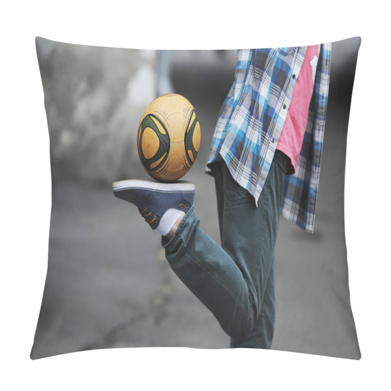 Personality  Football Freestyle Pillow Covers