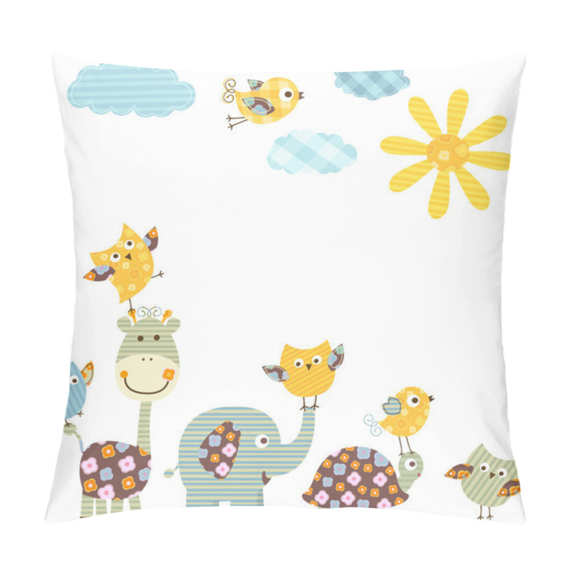 Personality  Happy Animals Pillow Covers