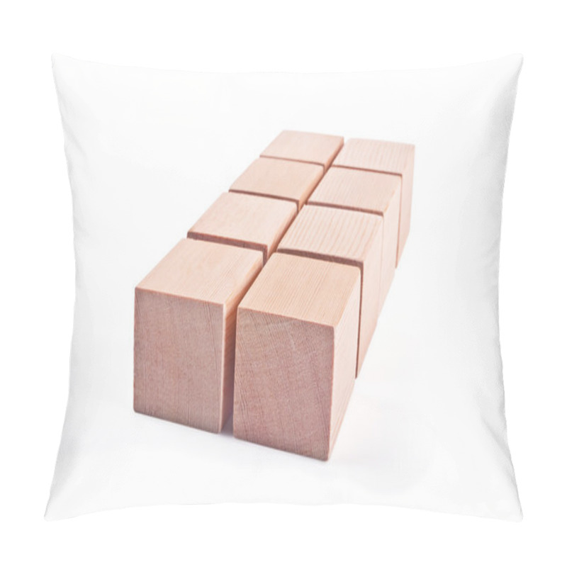 Personality  Children's Wooden Cubes Pillow Covers