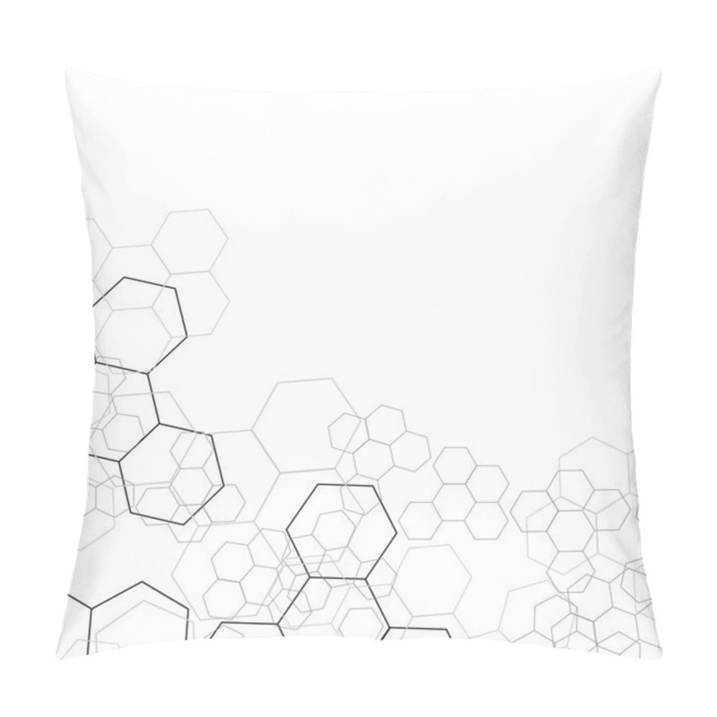 Personality  Hexagon Background Pillow Covers