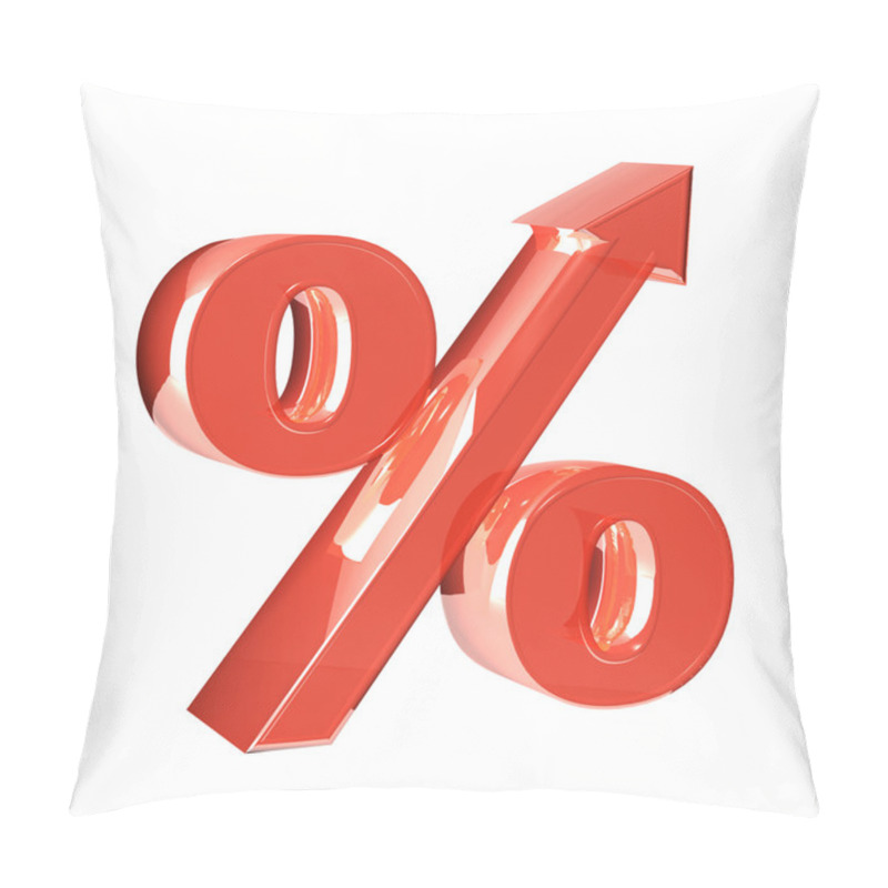 Personality  Conceptual Image - Percent Growth Pillow Covers