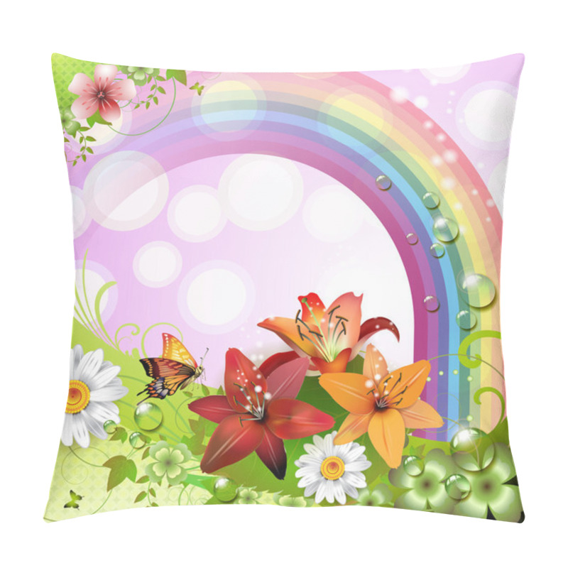 Personality  Springtime Background Pillow Covers