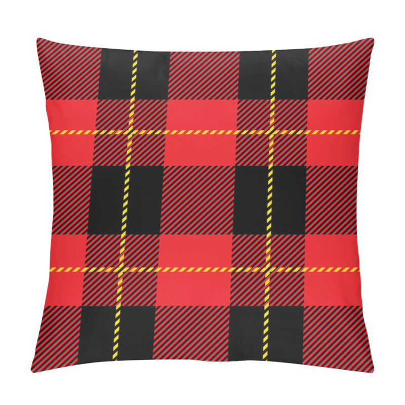 Personality  Red Seamless Tartan Plaid  Pattern   Pillow Covers