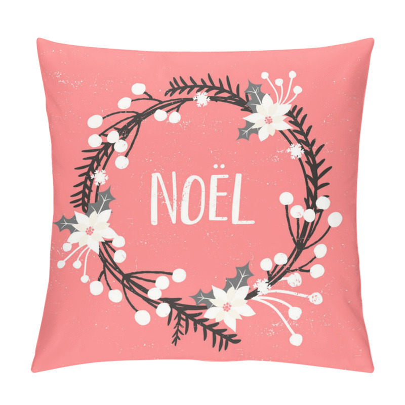 Personality  Christmas Greeting Card Pillow Covers