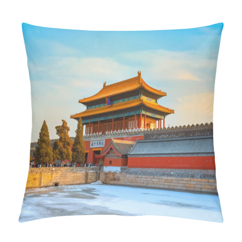 Personality  Shenwumen (Gate Of Divine Prowess) At The Forbidden City In Beijing, China Pillow Covers