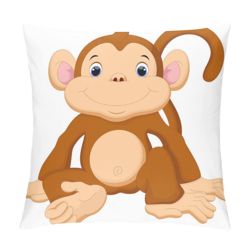 Personality  Cute Monkey Cartoon Pillow Covers