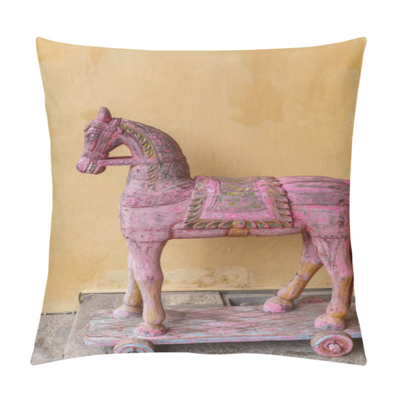 Personality  Wooden Horse Pillow Covers