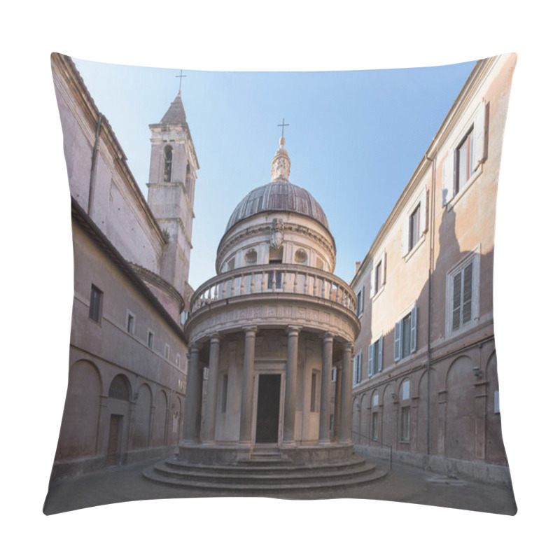 Personality  Rome, Italy - 23 Jan 2020: Bramante's Tempietto In San Pietro In Montorio Has Been Seen As The Invention Of Italian Renaissance, In Rome, Italy Pillow Covers