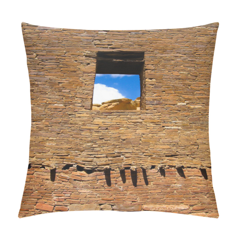 Personality  Pueblo Bonito In Chaco Canyon, NM, USA Pillow Covers