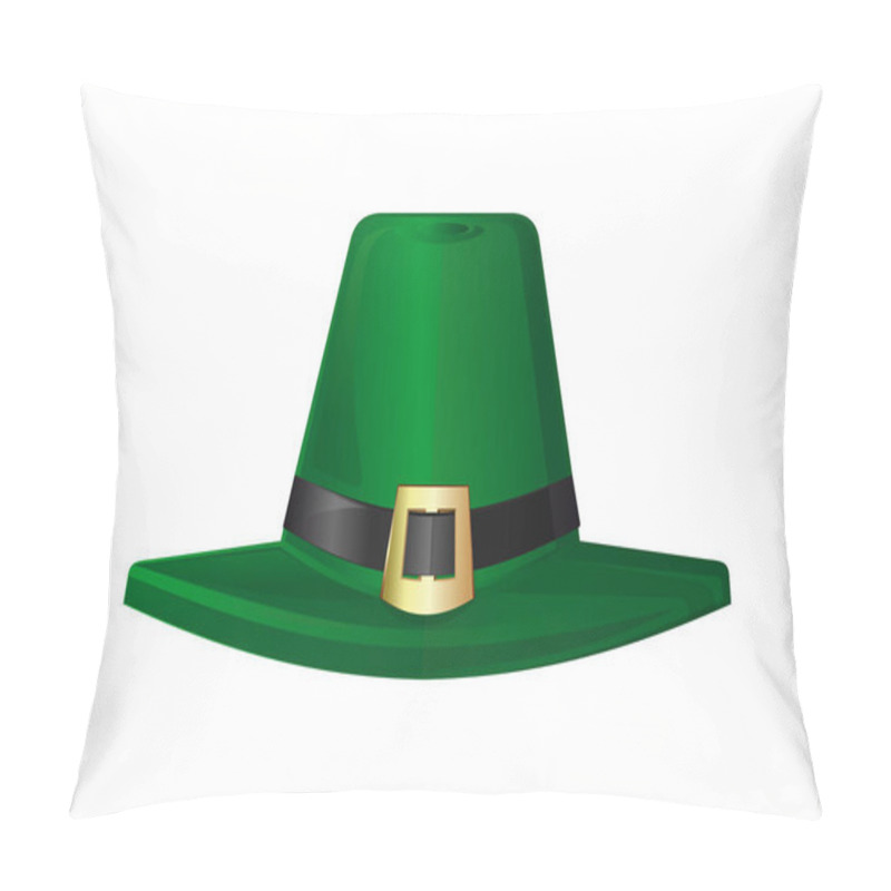 Personality  St. Patricks Day Hat. Green Leprechaun Hat. Design Element To St. Patricks Day Pillow Covers