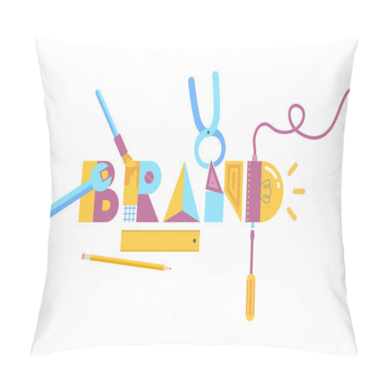 Personality  Brand Construction Concept Pillow Covers