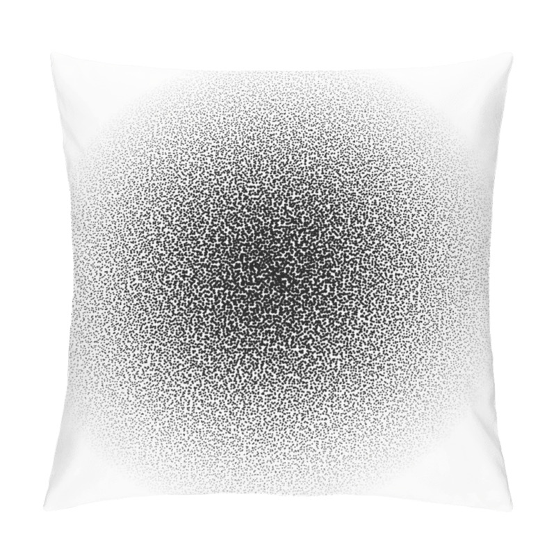 Personality  Chaotic Pointillist (half-tone) Circle Pattern Pillow Covers