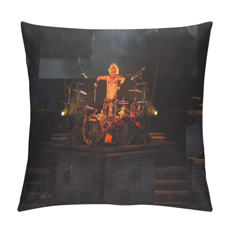 Personality  Dnipropetrovsk, Ukraine - October 31, 2012: Scorpions Rock Band Pillow Covers