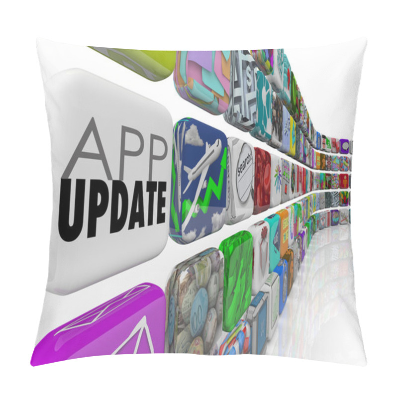 Personality  App Updates 3d Tiles Applications Pillow Covers