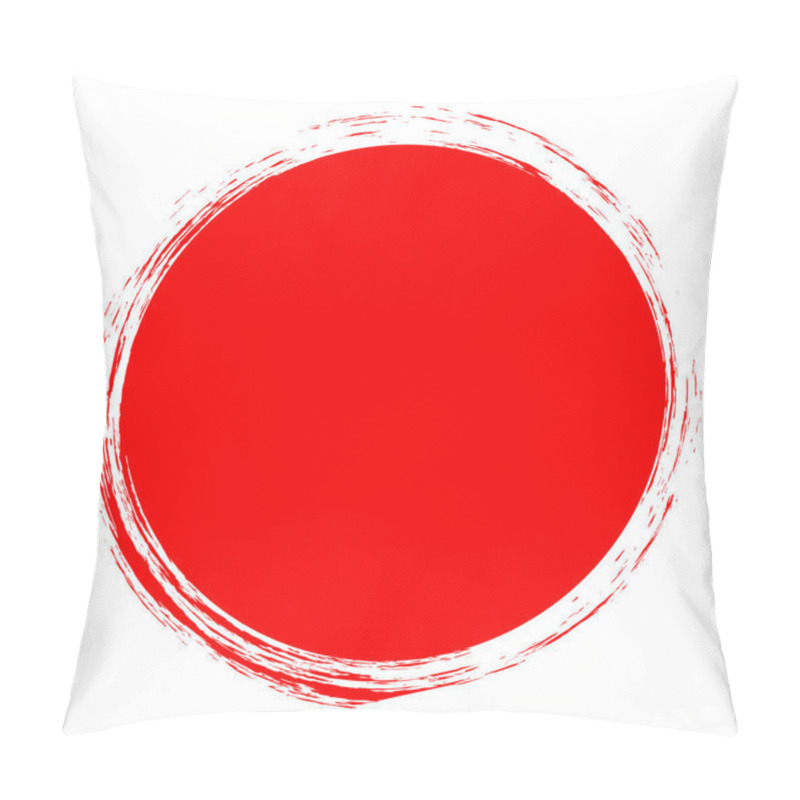 Personality  Grungy Circle Blob, Blotch Vector Illustration Pillow Covers