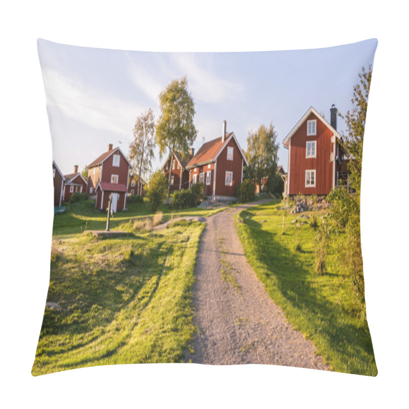 Personality  Traditionial Village On The Island Harstena In Sweden, Principal Pillow Covers