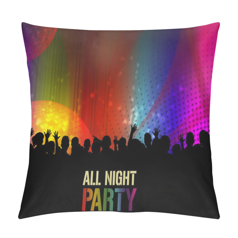 Personality  All Night Party Poster Or Banner Pillow Covers