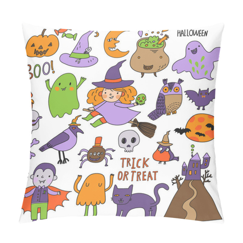 Personality  Halloween Characters Set Pillow Covers