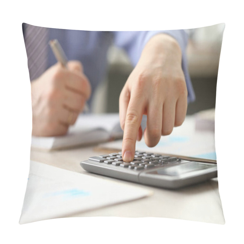 Personality  Accountant Manager Do Bookkeeping Calculate Budget Pillow Covers